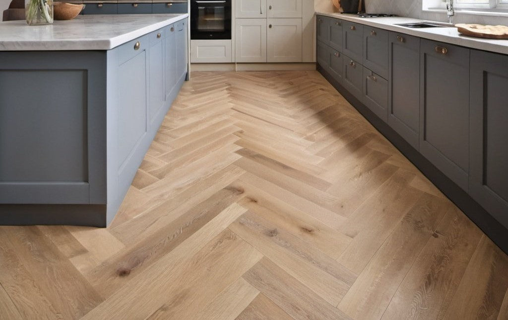 herringbone oak flooring